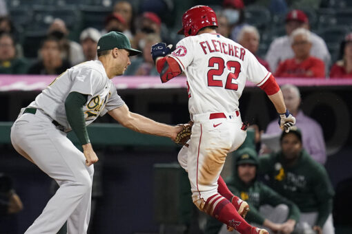 A’s keep pace in wild-card race with 5-4 win over Angels