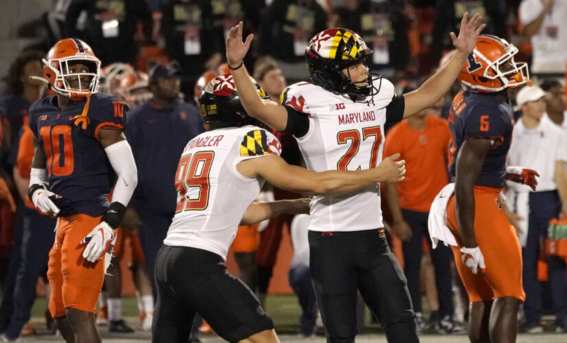 Petrino’s late FG lifts Maryland over Illinois 20-17