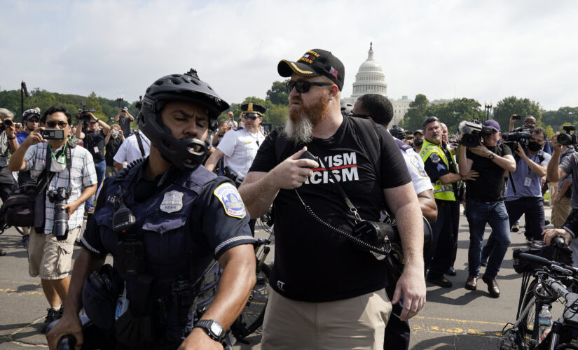 Cops and protesters gather at US Capitol for ‘Justice for J6’ rally