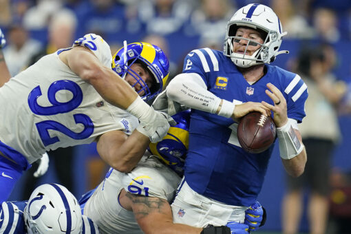 Stafford leads Rams to late scores in 27-24 win over Colts