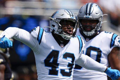 Panthers, off to 2-0 start, visit Texans in prime time