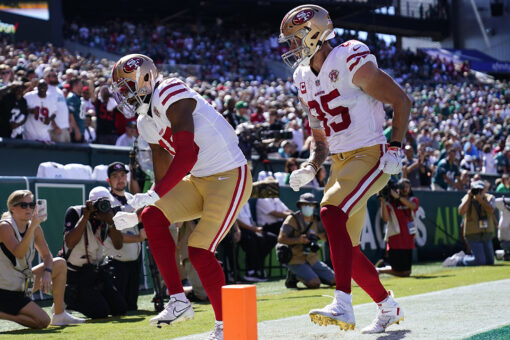 Jimmy Garoppolo, Nick Bosa lead 49ers past Eagles 17-11