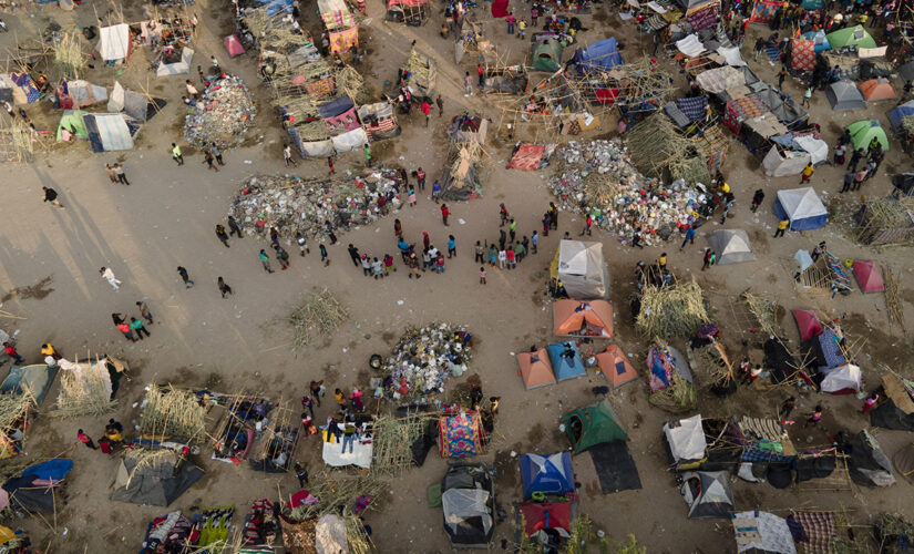 Thousands of Haitian migrants camped in Texas town being let into US, report says