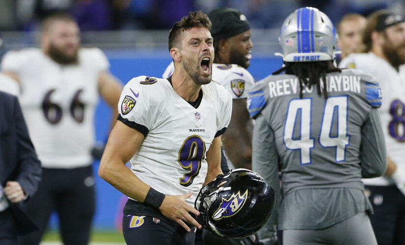 Ravens’ Justin Tucker nails NFL-record field goal as time expires in win vs. Lions