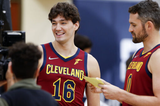 Love, Cavaliers looking forward as training camp opens