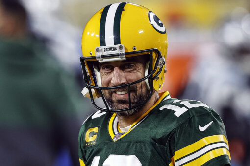 Packers’ Aaron Rodgers blames interception on ‘double nut shot’