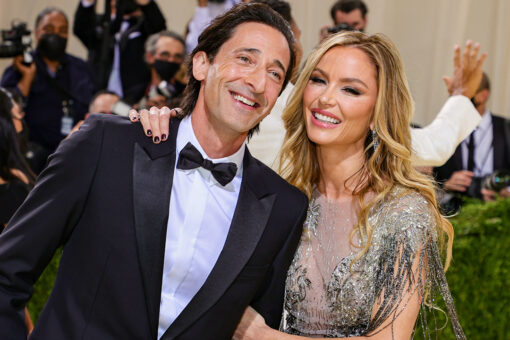 Georgina Chapman cozies up to boyfriend Adrien Brody at Met Gala