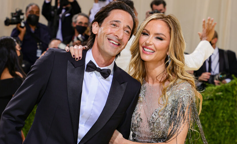 Georgina Chapman cozies up to boyfriend Adrien Brody at Met Gala