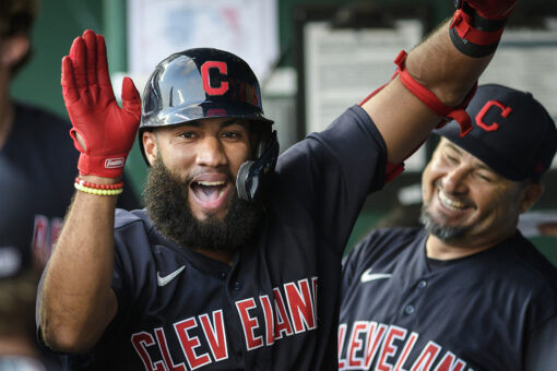 Rosario 5 hits, HRs inside and out of park, Indians beat KC