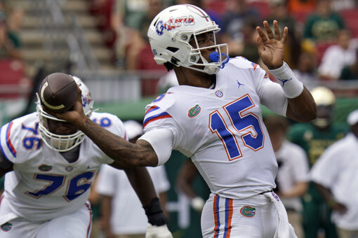 QB debate continues as No. 13 Florida routs USF 42-20