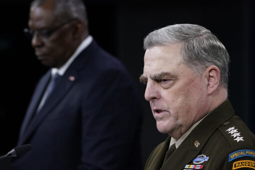 Austin, Milley hail military heroism in Afghanistan