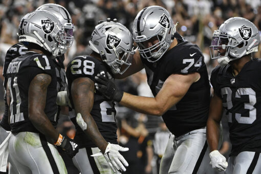 Raiders star will miss Week 2 matchup vs. Steelers with toe, ankle injuries