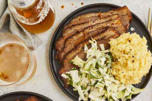Transform barbecue brisket into cheesesteak-stuffed peppers: Try the recipe