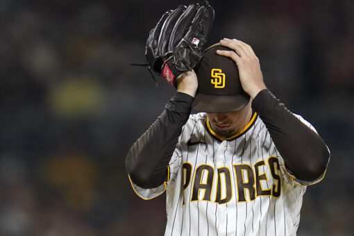 Snell loses gem in 7th, Padres fall 4-0 to Adell, Angels