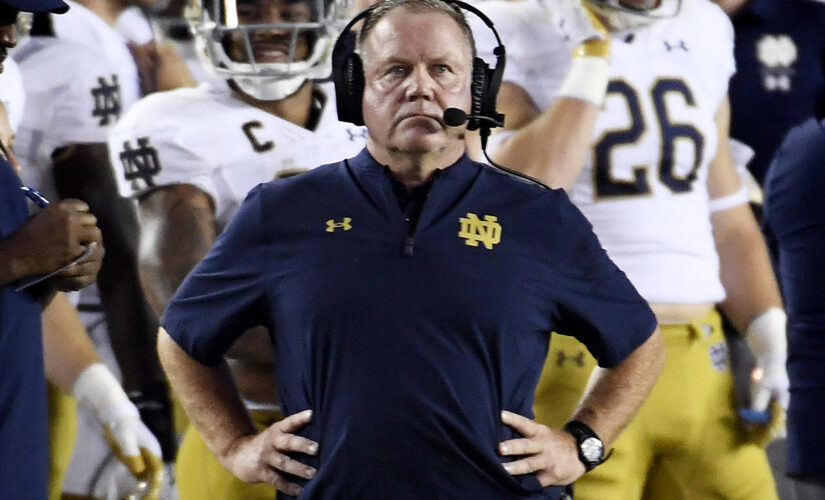 Notre Dame’s Brian Kelly downplays failed ‘execution’ joke: ‘Are you people crazy?’