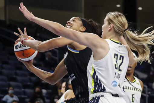 Cooper, Parker help Sky hold off Wings in playoff opener