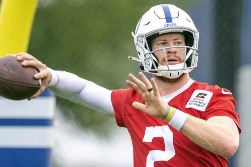 Colts tap Carson Wentz as Week 1 starter after dealing with foot injury in camp