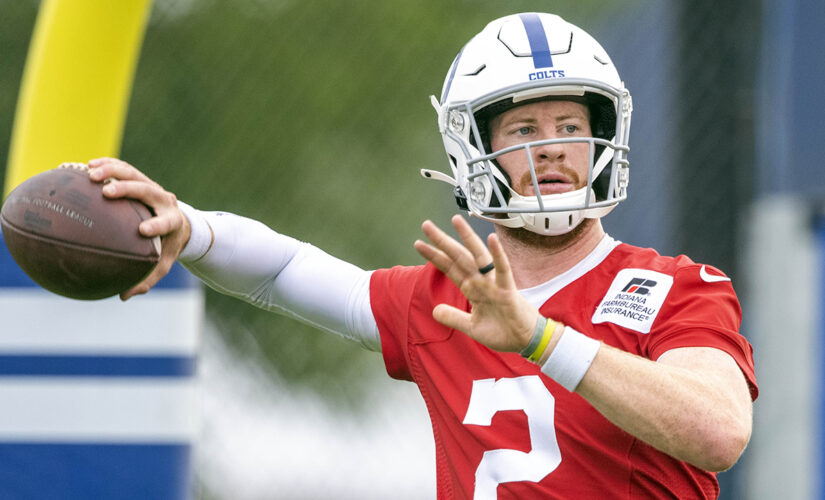 Colts tap Carson Wentz as Week 1 starter after dealing with foot injury in camp