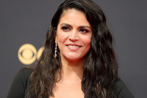 Emmys 2021 nominee Cecily Strong channels Angelina Jolie in leggy dress on red carpet