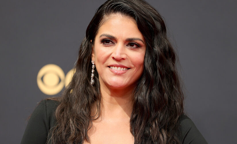 Emmys 2021 nominee Cecily Strong channels Angelina Jolie in leggy dress on red carpet