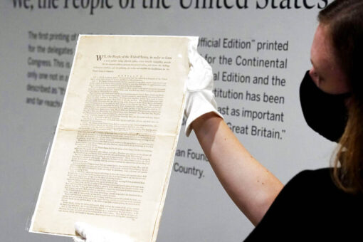 Rare US Constitution copy up for auction expected to fetch $15M
