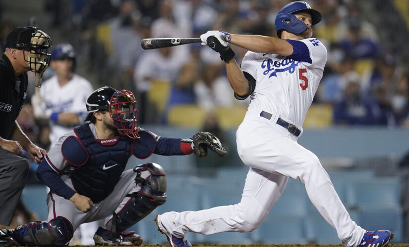 Seager, Dodgers beat Braves 3-2; Albies’ foul injures knee