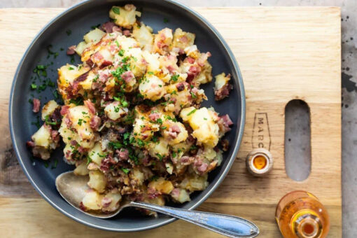 Hearty corned beef hash recipe for National Corned Beef Hash Day