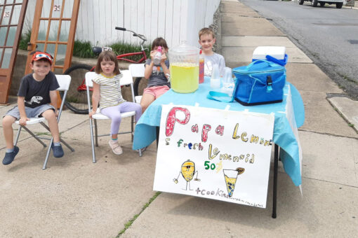 8-year-old holds lemonade stand to raise money for a real-life fire truck for his community