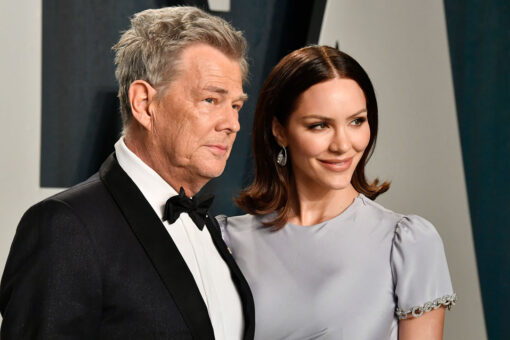 Katharine McPhee shares flirty text exchange with husband David Foster over underwear video