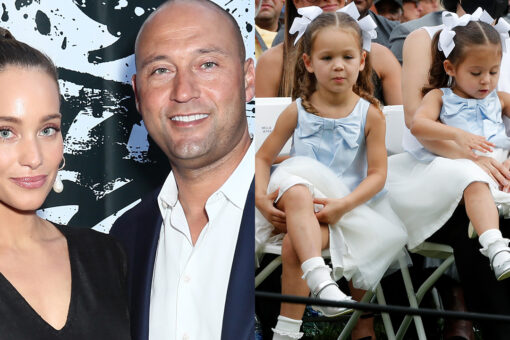 Derek Jeter’s wife Hannah, kids make rare public appearance as they sweetly support his Hall of Fame induction