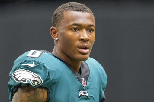 Eagles’ Devonta Smith scores first career touchdown vs. Falcons