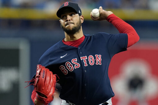 Rodriguez, Richards combine on 5-hitter, Red Sox beat Rays