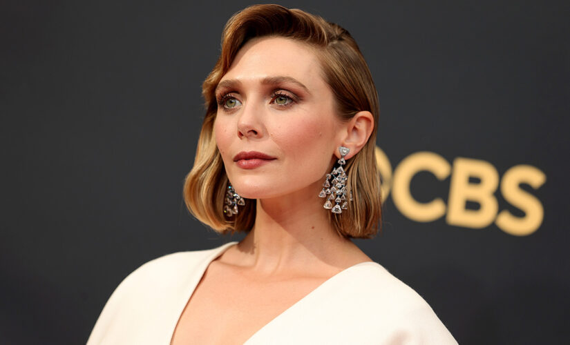 Elizabeth Olsen hits Emmys red carpet in dress designed by sisters Mary-Kate and Ashley Olsen