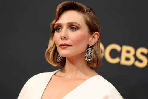 Elizabeth Olsen hits Emmys red carpet in dress designed by sisters Mary-Kate and Ashley Olsen