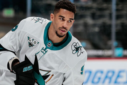 Sharks’ Evander Kane pushes back on estranged wife’s ‘incredibly false’ betting claims