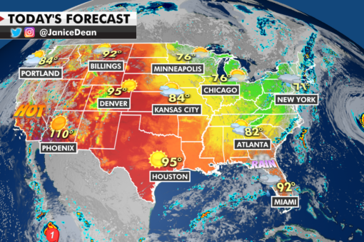 Mindy makes landfall in Florida as western states feel the heat