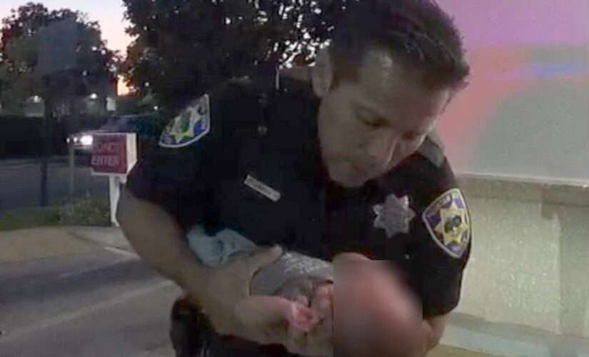 California officer springs into action to save baby at In-N-Out Burger