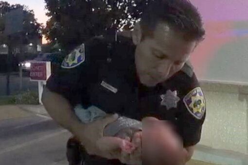 California officer springs into action to save baby at In-N-Out Burger
