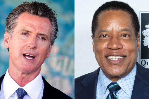 Newsom rally speaker calls Larry Elder ‘a Black face on White supremacy’