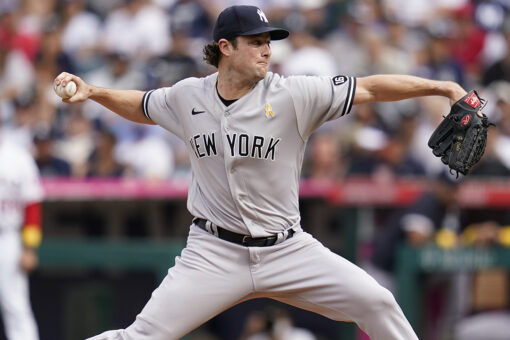 Gerrit Cole fans 15, Yankees beat Angels 4-1 to end skid
