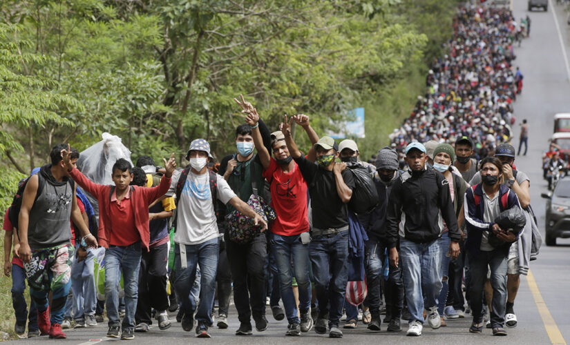 Migrant caravan broken up again in Southern Mexico