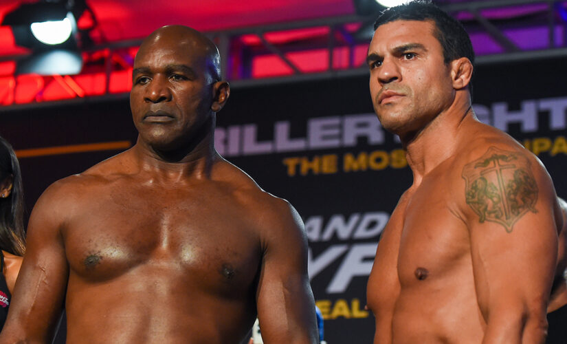 With Trump on commentary, Vitor Belfort beats Evander Holyfield via TKO