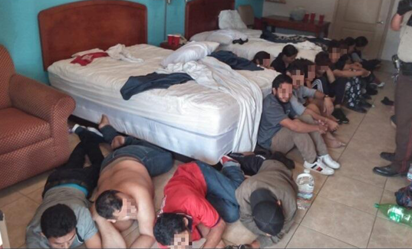 Texas Border Patrol discovers hotel room packed with illegals in suspected human smuggling operation