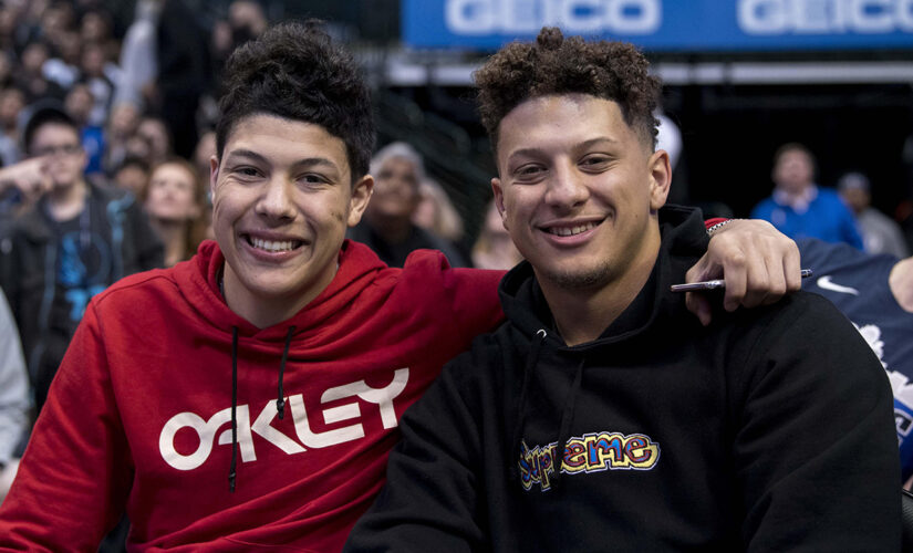 Patrick Mahomes’ brother throws water on gloating Ravens fan: ‘They were thirsty’