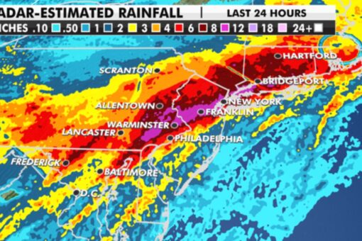 Ida remnants shift over New England, heavy rain threat moves to Midwest