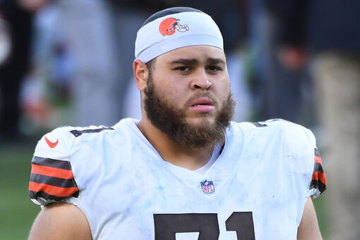 Browns lineman Jedrick Wills sums up close loss in one NSFW tweet