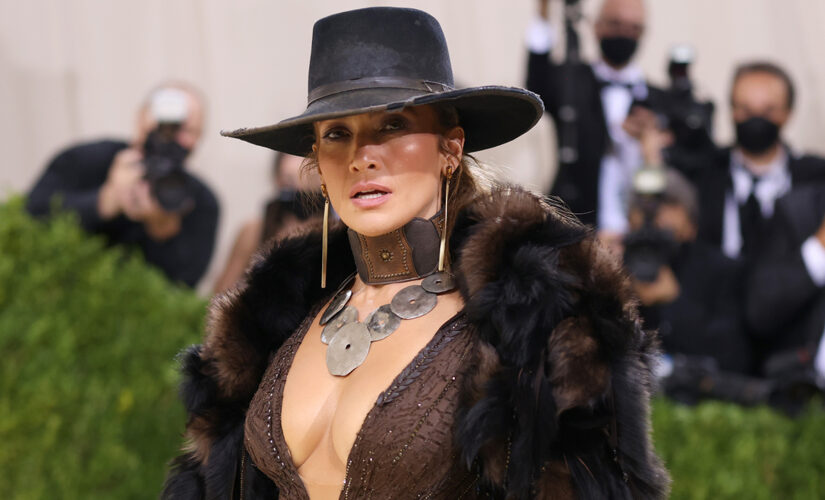 Jennifer Lopez wows at Met Gala 2021 with Western-inspired look