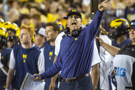 Jim Harbaugh is seeing a big difference in this Michigan squad versus last year