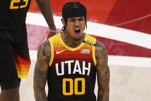 Utah TV reporter unknowingly interviews Jazz player Jordan Clarkson, asks whether he’s been to games