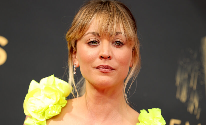 Emmy nominee Kaley Cuoco stuns on the red carpet in first appearance since Karl Cook split